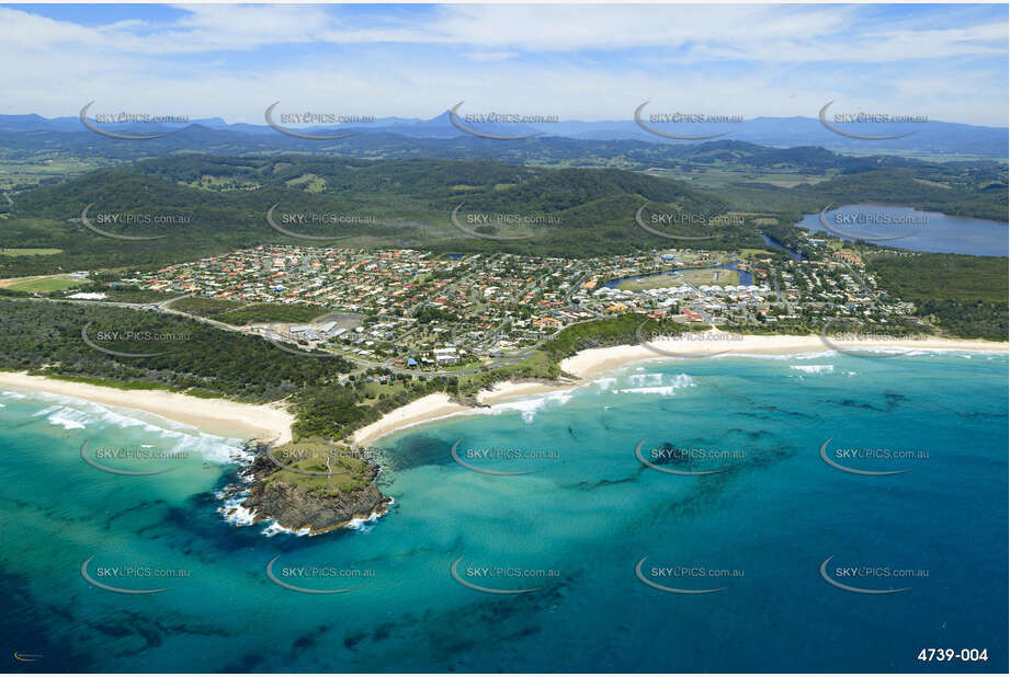 Aerial Photo Cabarita Beach / Bogangar NSW Aerial Photography