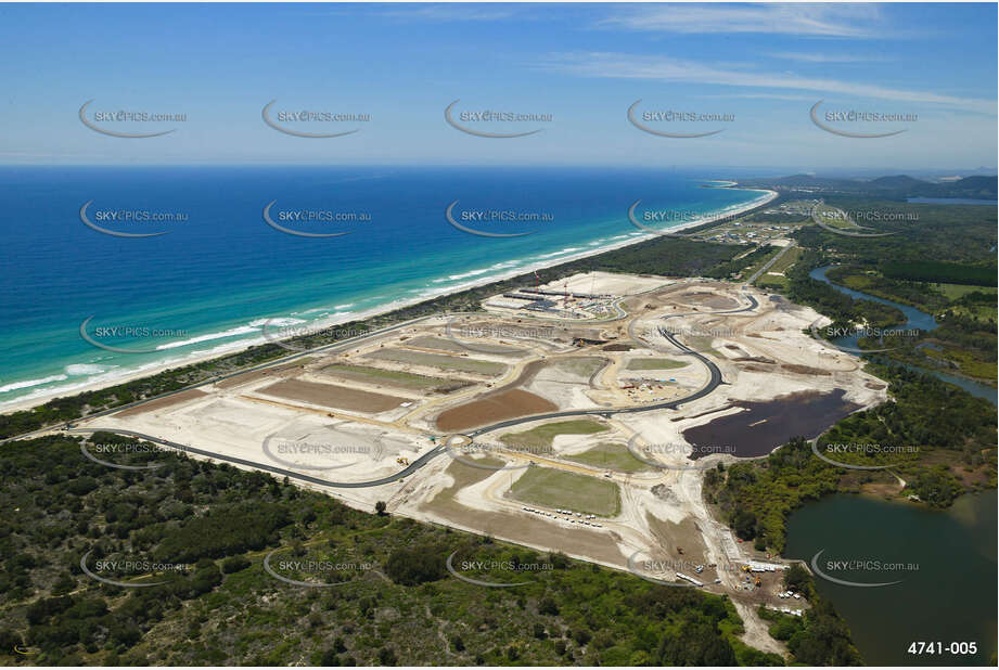 Salt Village Construction Kingscliff NSW - Circa 2003 NSW Aerial Photography