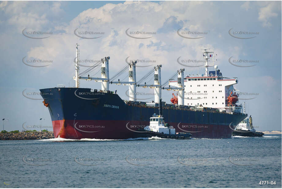 Bulk Coal Carrier - Port of Newcastle NSW Aerial Photography