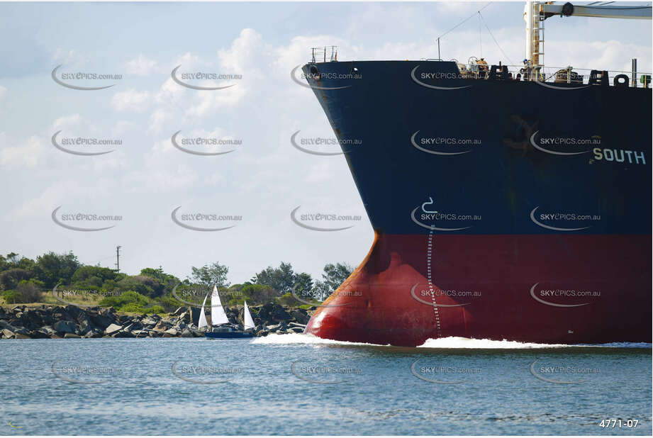 Bulk Coal Carrier - Port of Newcastle NSW Aerial Photography