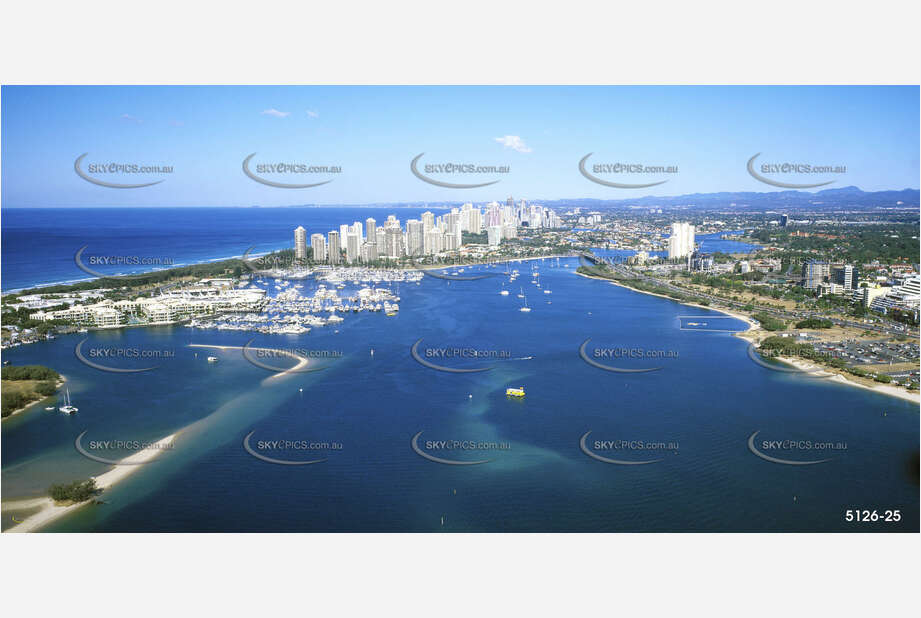 The Gold Coast Broadwater QLD Aerial Photography