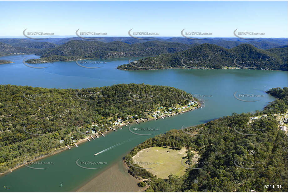 Aerial Photo Prickly Point, Hawkesbury River Aerial Photography