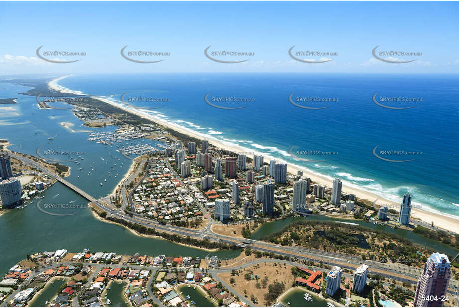 Aerial Photo Main Beach QLD Aerial Photography