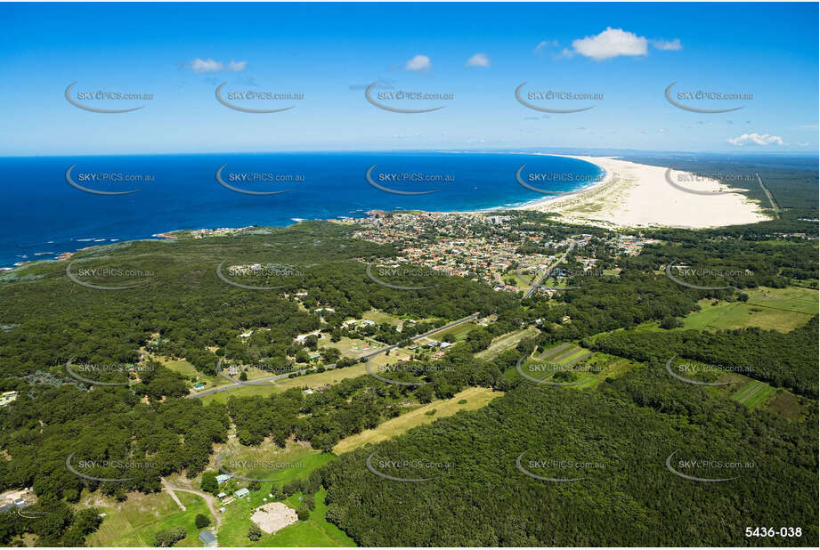 Aerial Photo Anna Bay NSW Aerial Photography