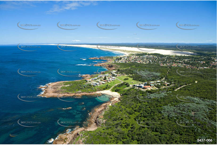 Aerial Photo Fishermans Bay NSW Aerial Photography