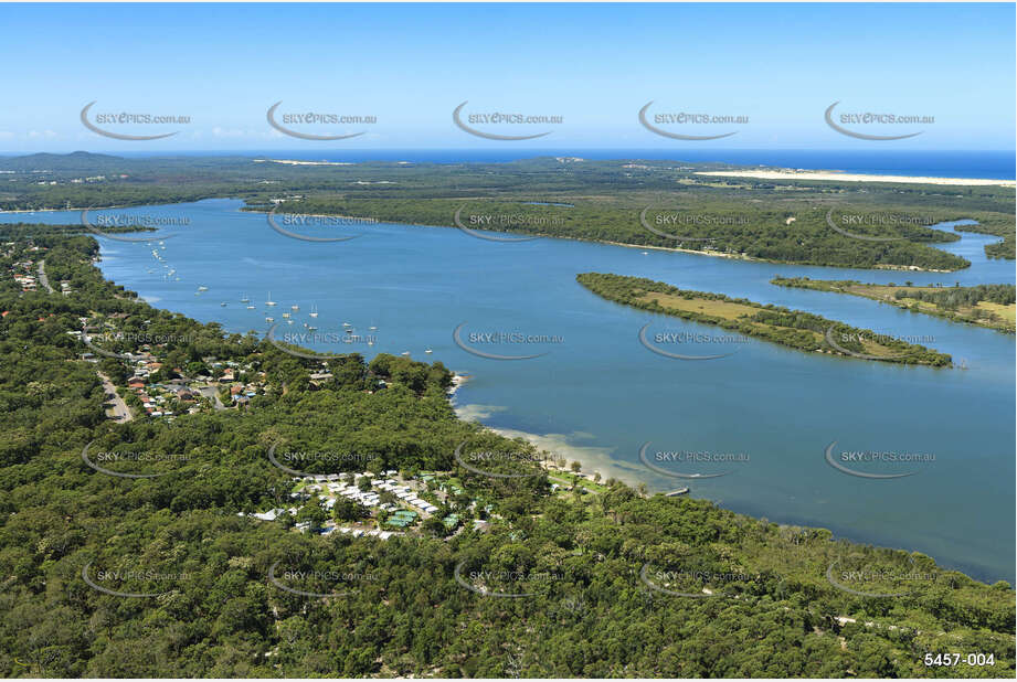 Aerial Photo Lemon Tree Passage NSW Aerial Photography