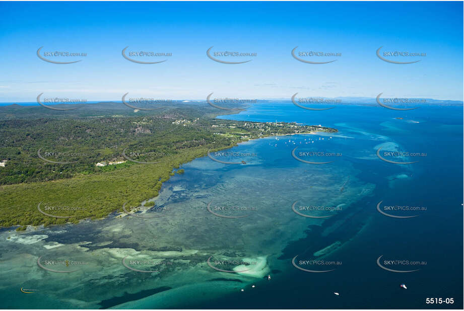 Aerial Photo Dunwich, North Stradbroke Island QLD Aerial Photography