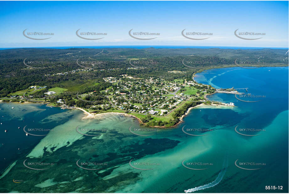 Aerial Photo Dunwich, North Stradbroke Island QLD Aerial Photography