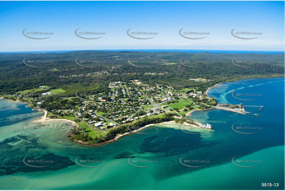 Aerial Photo Dunwich, North Stradbroke Island QLD Aerial Photography