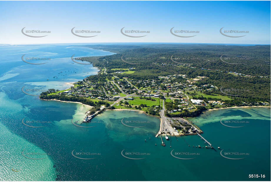 Aerial Photo Dunwich, North Stradbroke Island QLD Aerial Photography