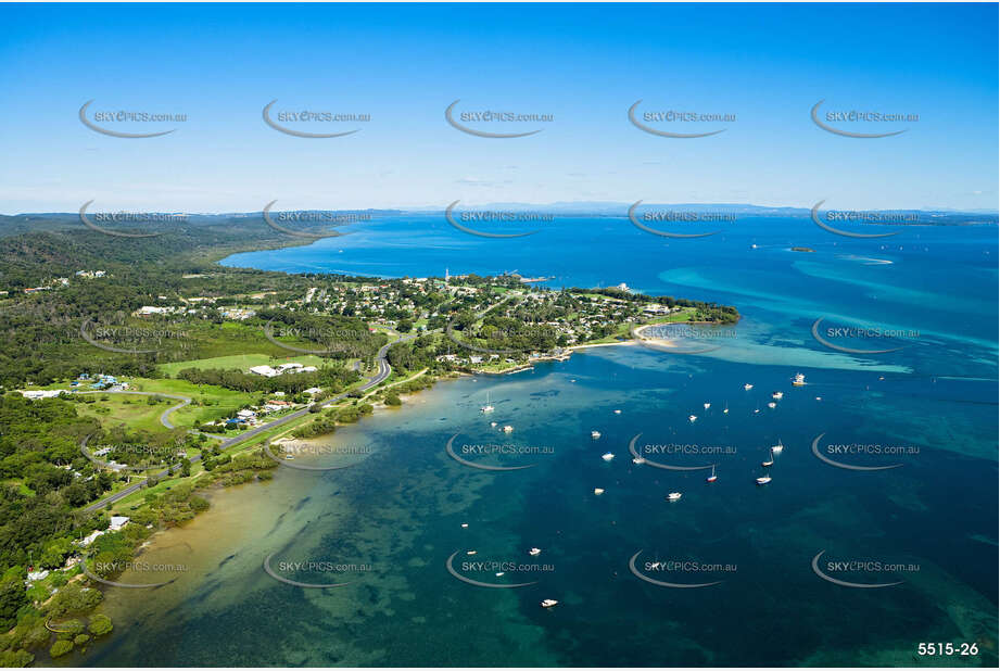 Aerial Photo Dunwich, North Stradbroke Island QLD Aerial Photography