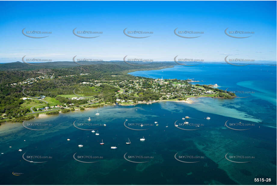 Aerial Photo Dunwich, North Stradbroke Island QLD Aerial Photography