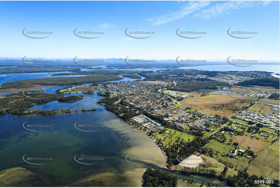 Aerial Photo Pipers Bay Forster NSW Aerial Photography