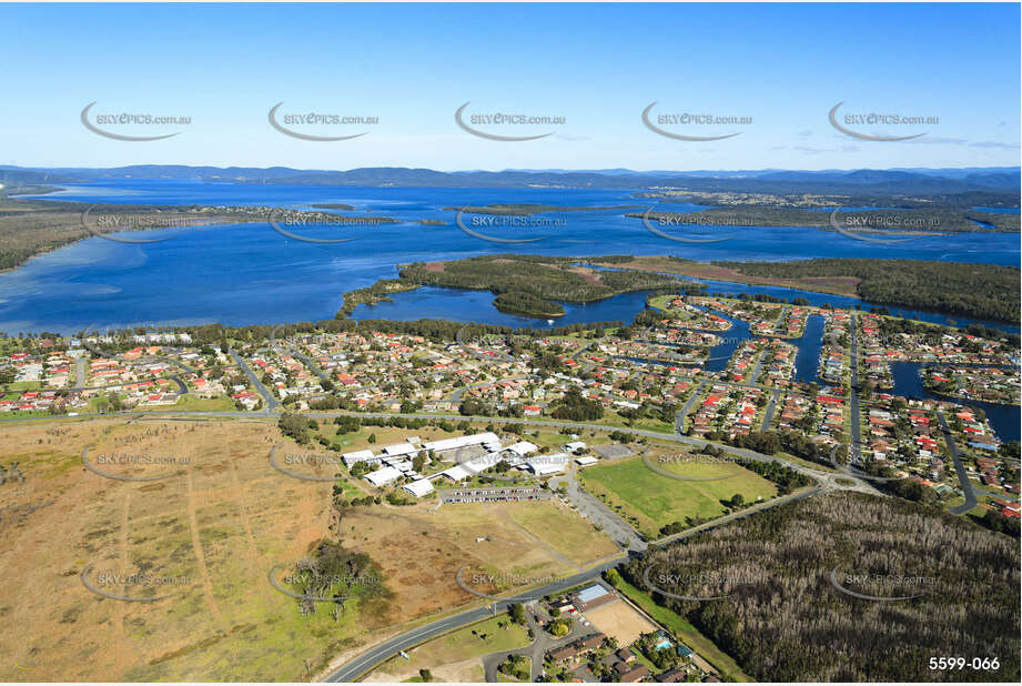 Aerial Photo Pipers Bay Forster NSW Aerial Photography