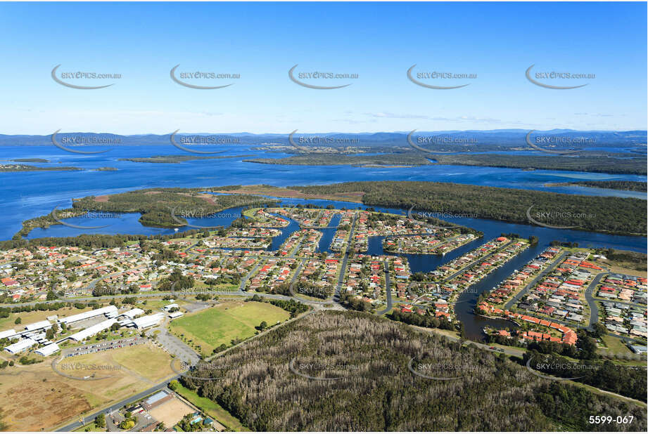 Aerial Photo Pipers Bay Forster NSW Aerial Photography