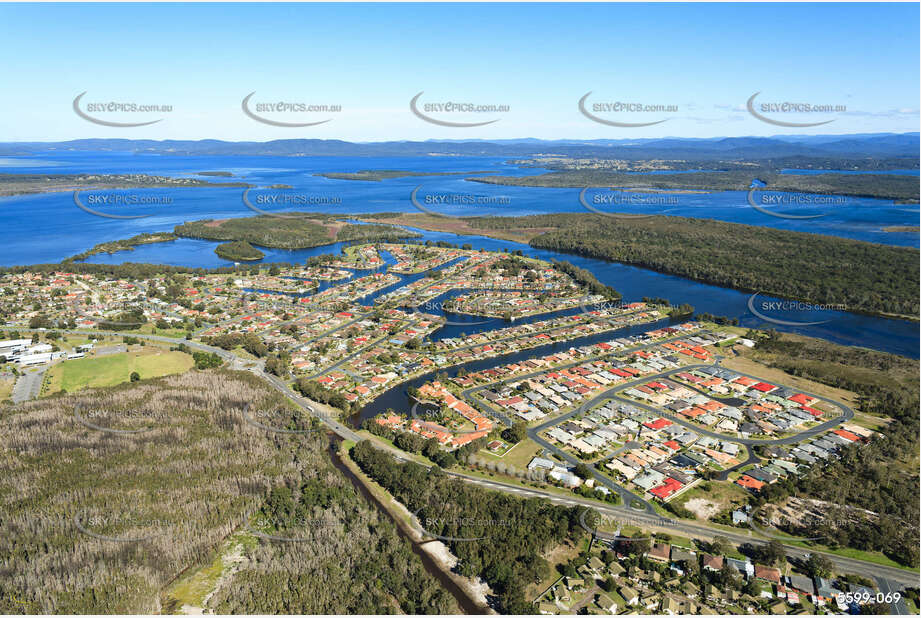 Aerial Photo Pipers Bay Forster NSW Aerial Photography