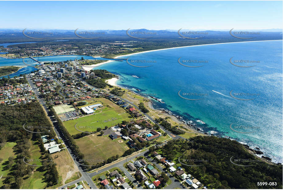 Aerial Photo Pipers Bay Forster NSW Aerial Photography