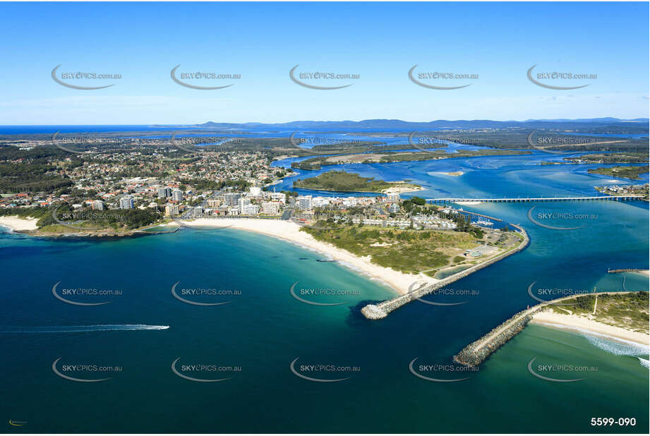 Aerial Photo Pipers Bay Forster NSW Aerial Photography
