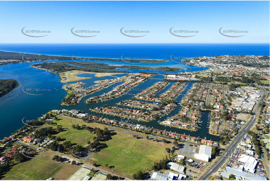 Aerial Photo Hibbard Area Port Macquarie NSW Aerial Photography