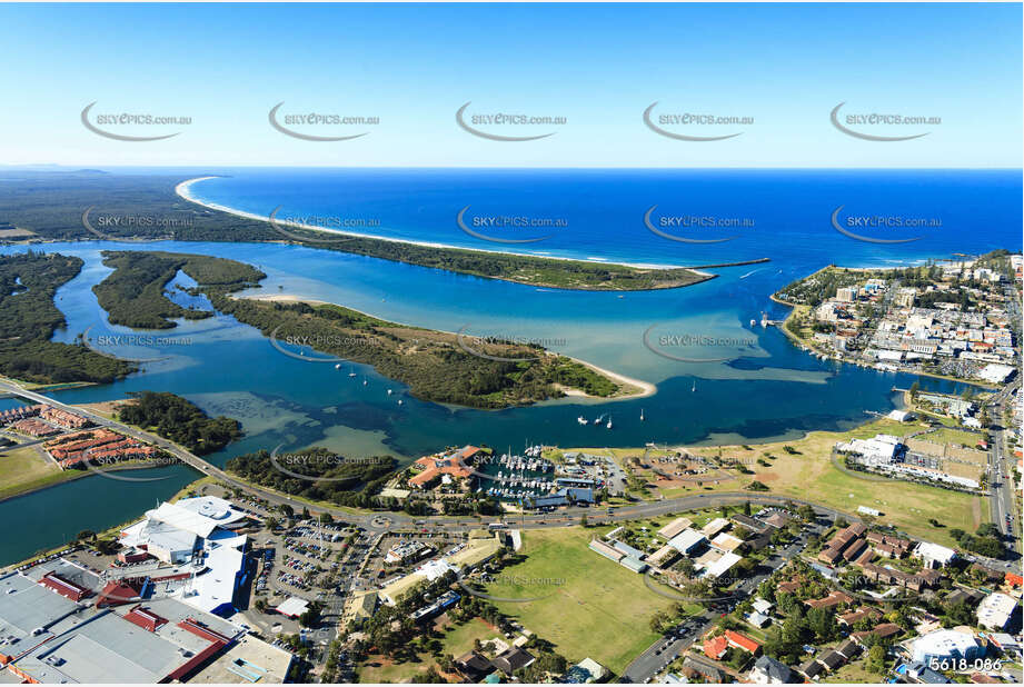 Aerial Photo Hibbard Area Port Macquarie NSW Aerial Photography