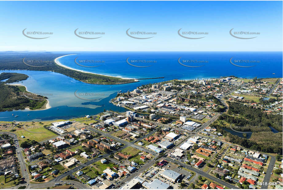 Aerial Photo Hibbard Area Port Macquarie NSW Aerial Photography