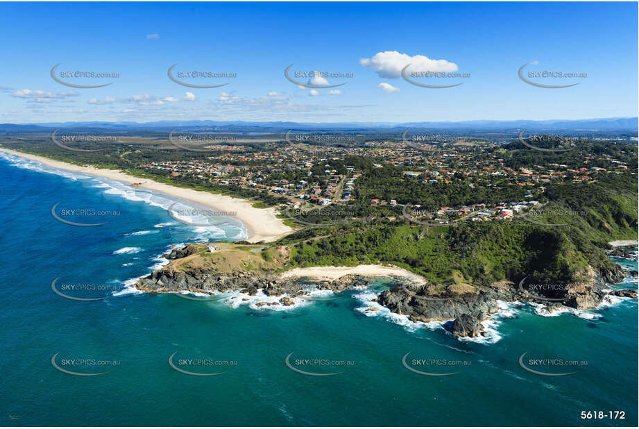 Aerial Photo Hibbard Area Port Macquarie NSW Aerial Photography