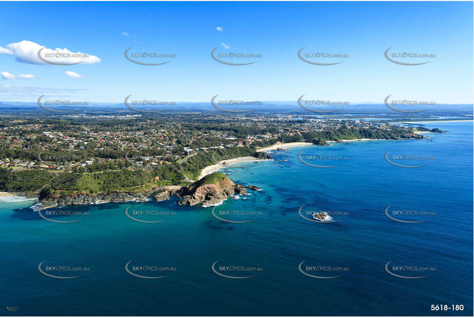 Aerial Photo Hibbard Area Port Macquarie NSW Aerial Photography