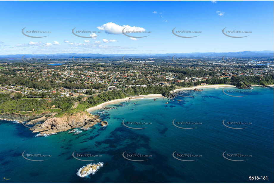 Aerial Photo Hibbard Area Port Macquarie NSW Aerial Photography