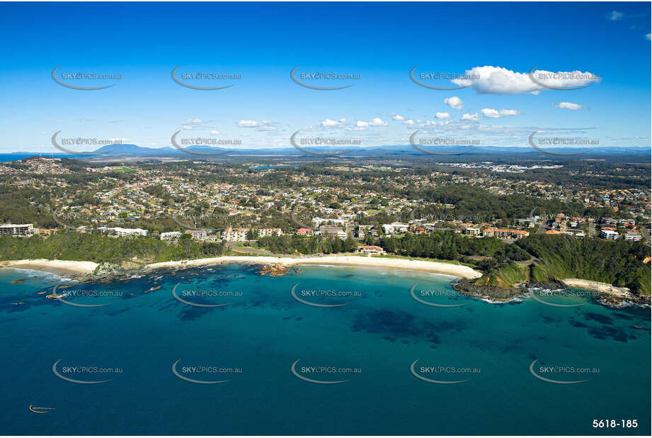 Aerial Photo Hibbard Area Port Macquarie NSW Aerial Photography