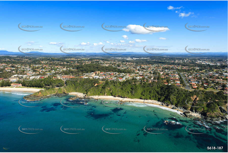 Aerial Photo Hibbard Area Port Macquarie NSW Aerial Photography