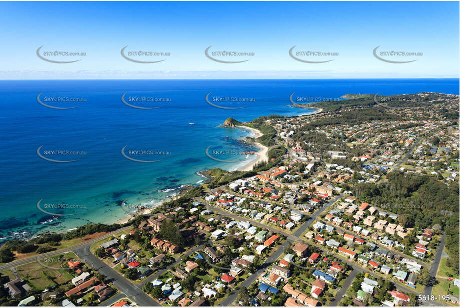 Aerial Photo Hibbard Area Port Macquarie NSW Aerial Photography
