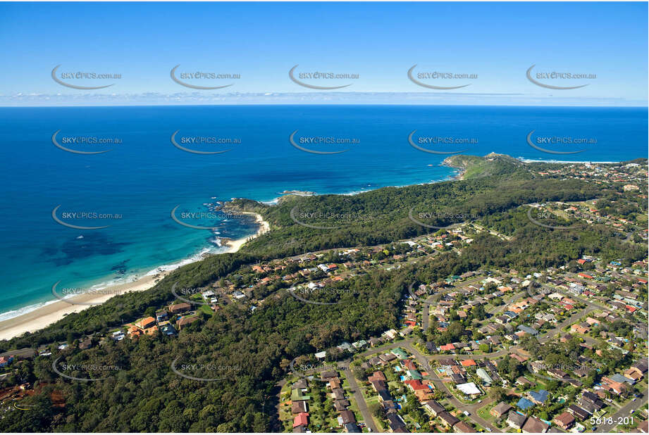 Aerial Photo Hibbard Area Port Macquarie NSW Aerial Photography