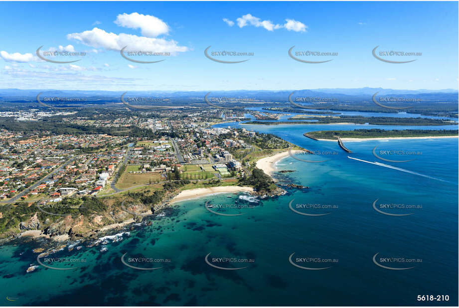 Aerial Photo Hibbard Area Port Macquarie NSW Aerial Photography