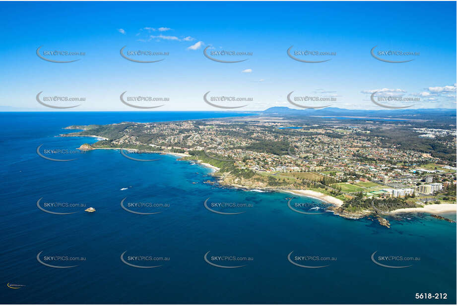 Aerial Photo Hibbard Area Port Macquarie NSW Aerial Photography
