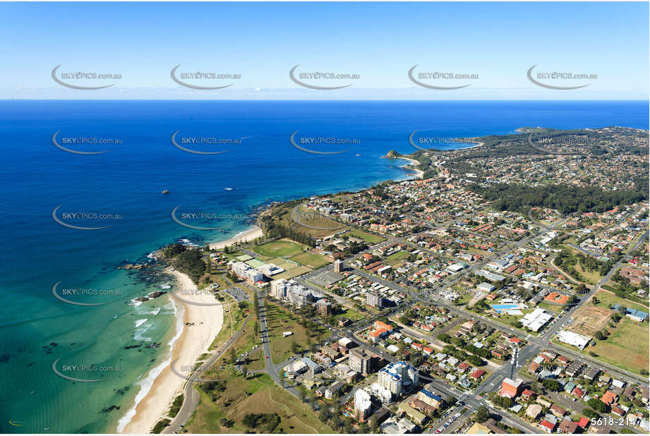 Aerial Photo Hibbard Area Port Macquarie NSW Aerial Photography