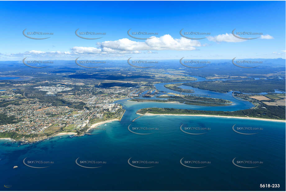 Aerial Photo Hibbard Area Port Macquarie NSW Aerial Photography