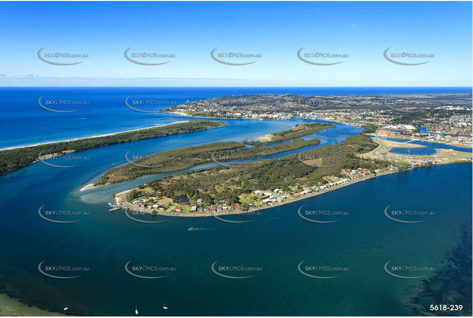 Aerial Photo Hibbard Area Port Macquarie NSW Aerial Photography