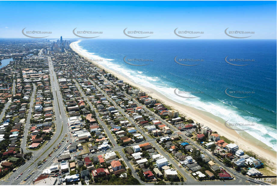 Aerial Photo Mermaid Beach QLD Aerial Photography