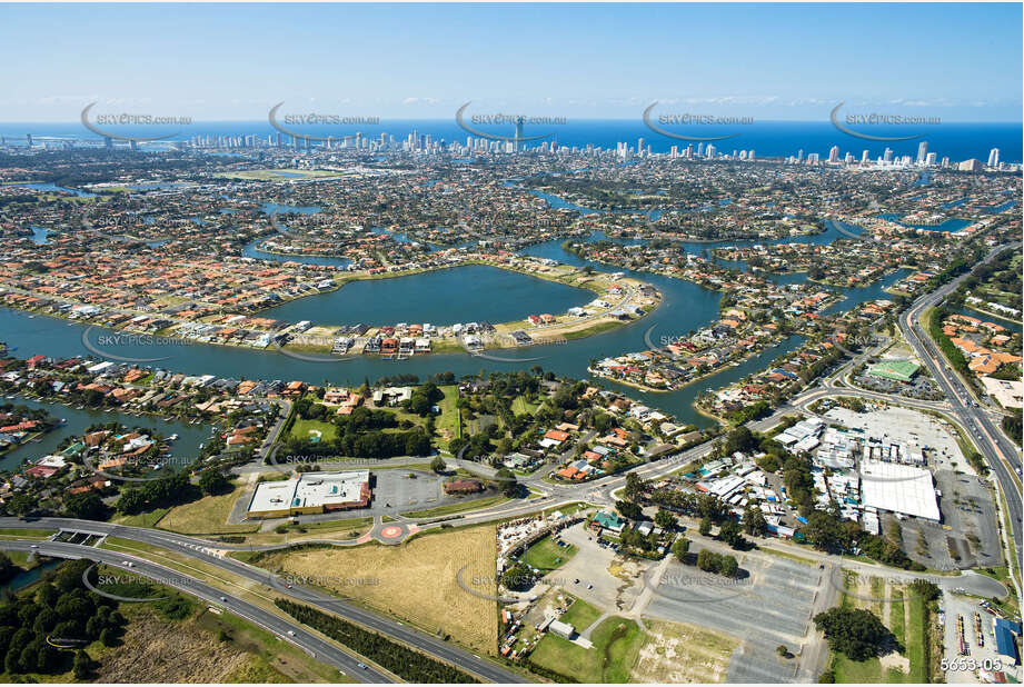 Aerial Photo Carrara QLD Aerial Photography