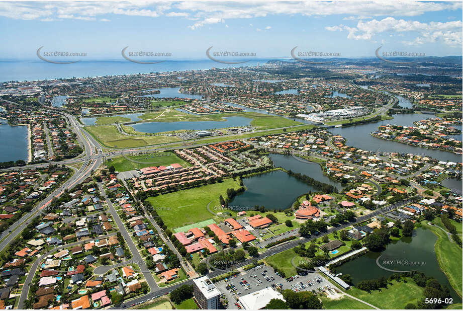 Aerial Photo Clear Island Waters QLD Aerial Photography