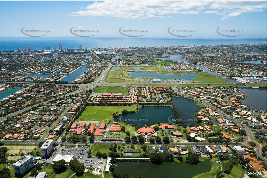 Aerial Photo Clear Island Waters QLD Aerial Photography