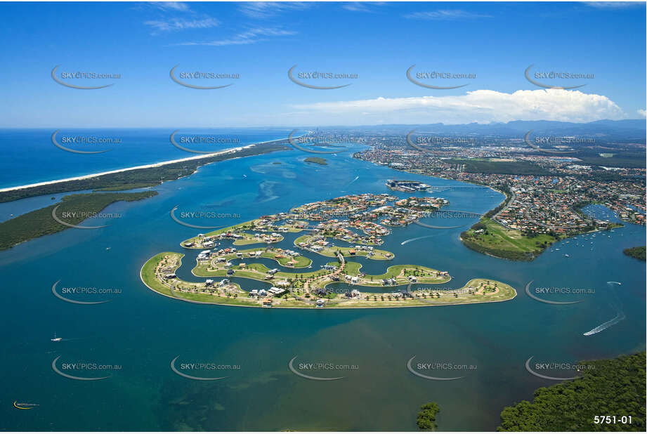 Aerial Photo Sovereign Island QLD Aerial Photography