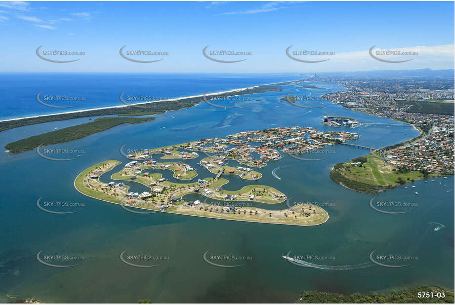 Aerial Photo Sovereign Island QLD Aerial Photography