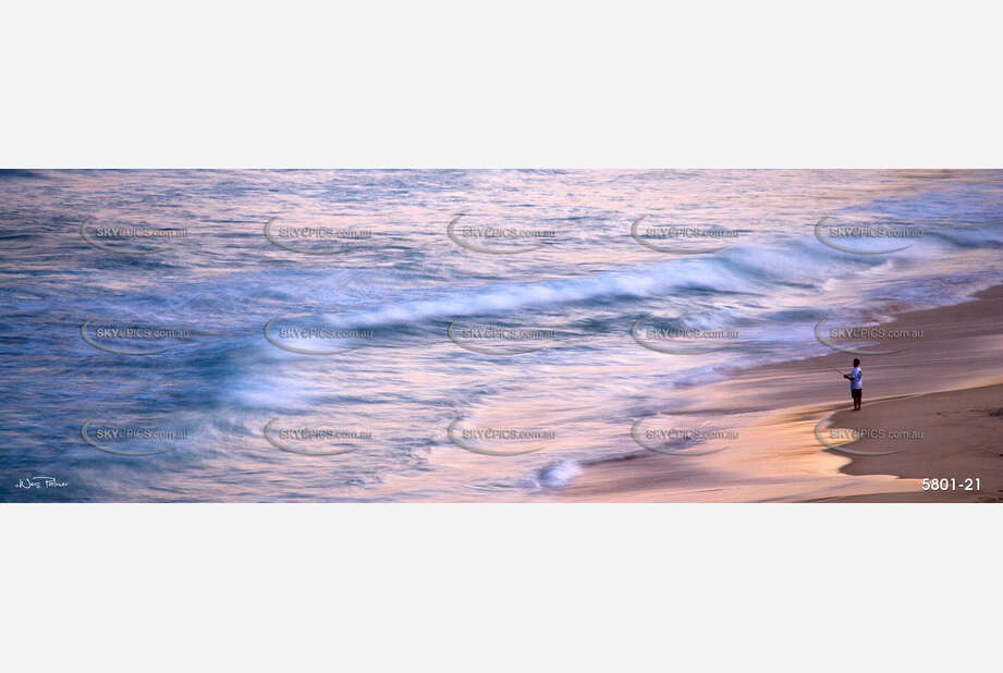 The Lone Fisherman Aerial Photography