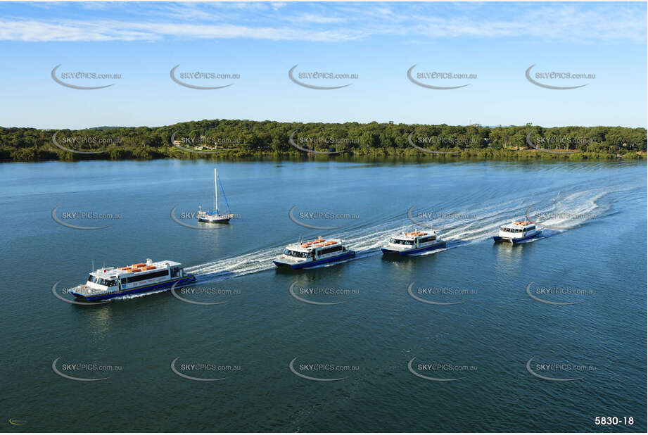 Inter Island Ferries Russell Island QLD Aerial Photography