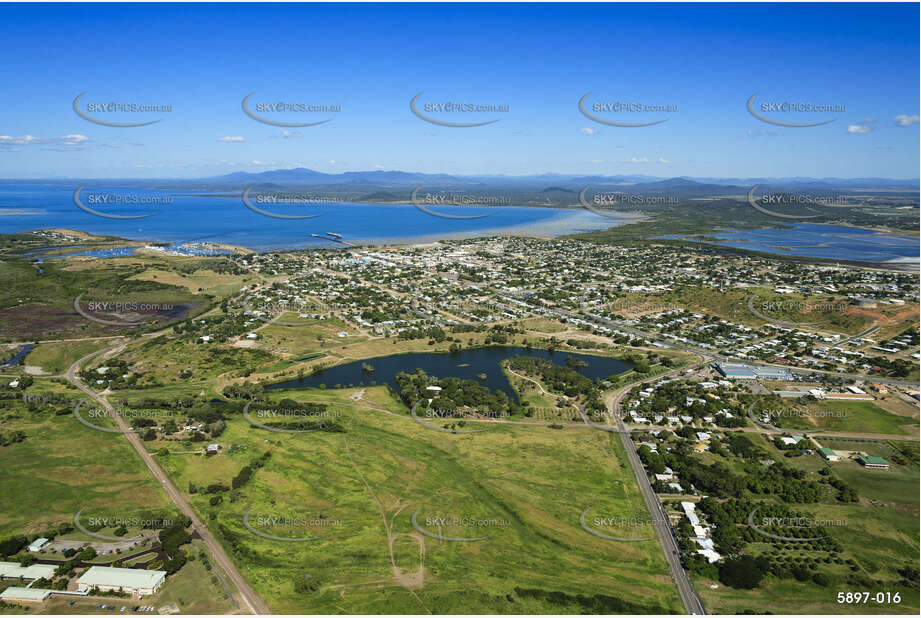 Aerial Photo Bowen CBD Area Aerial Photography