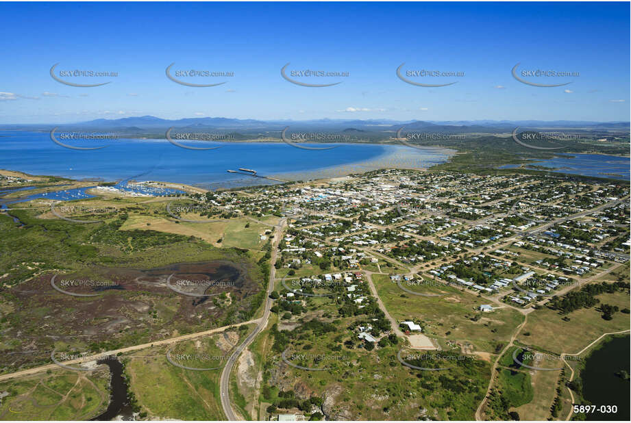 Aerial Photo Bowen CBD Area Aerial Photography