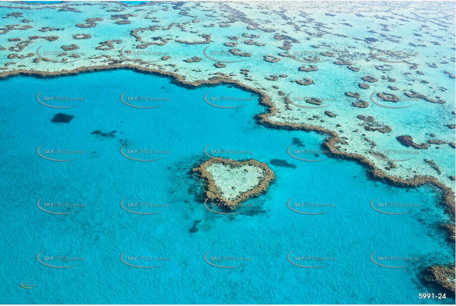 Heart Reef Aerial Photography