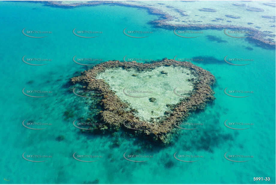 Heart Reef Aerial Photography