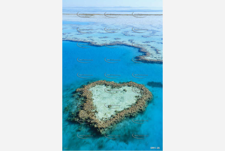 Heart Reef Aerial Photography